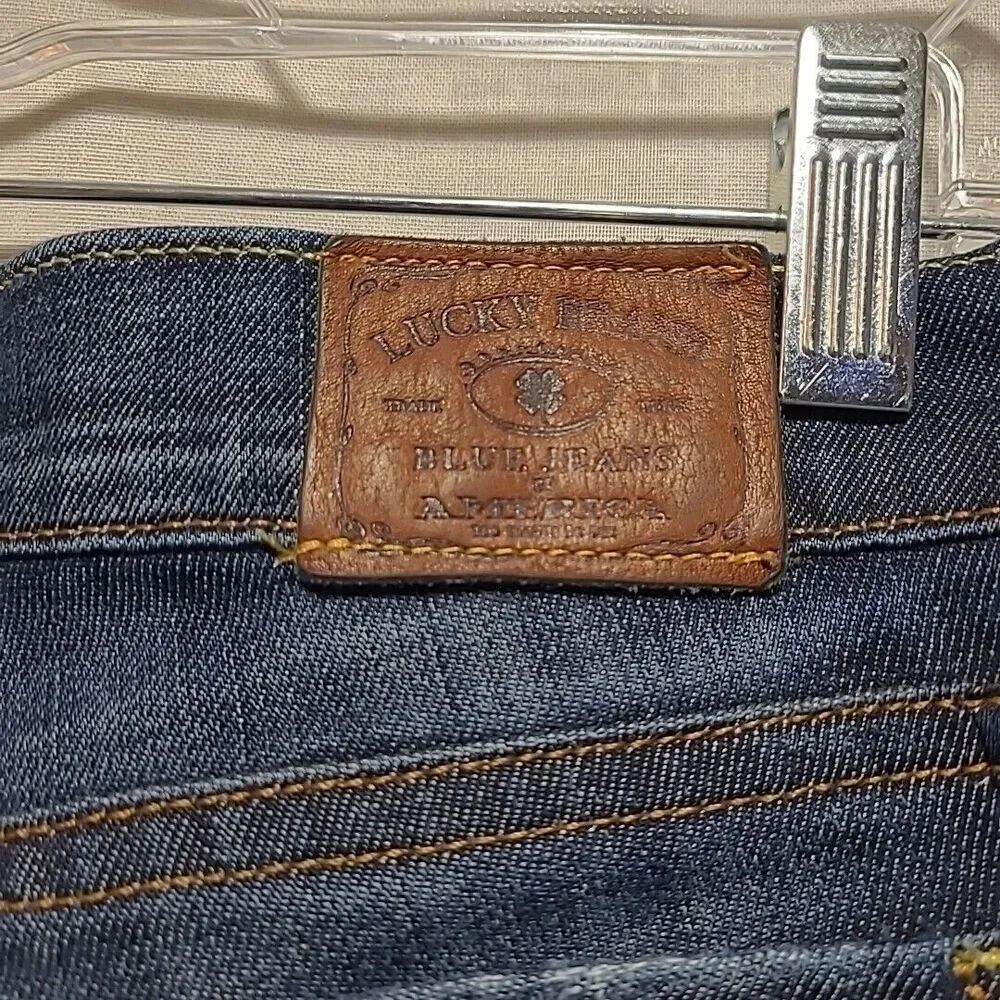 Lucky Brand Women's Zoe Skinny Jeans Size 6/28 Regular Dark Wash Low Rise - Picture 6 of 15